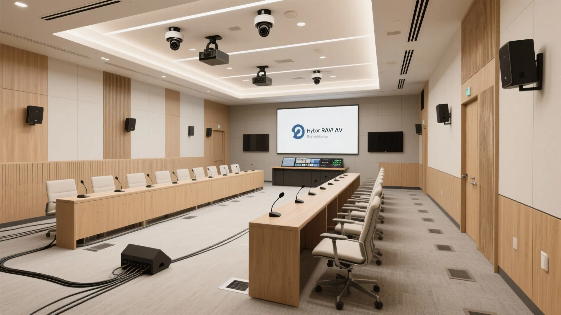 Hybrid-ready AV and invisible infrastructure