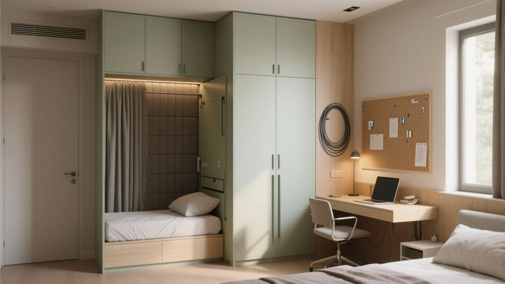 Multi-functional second bedroom (office + guest room)