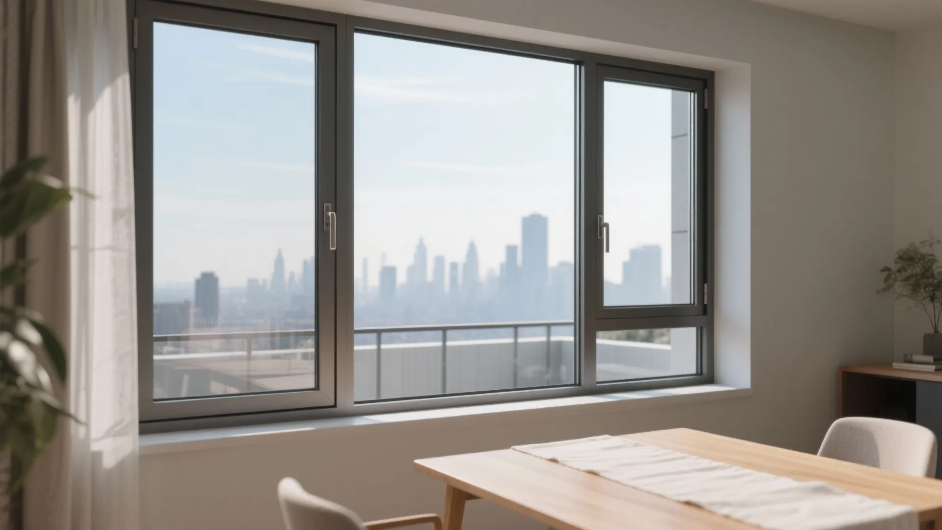 Idea 3: Hybrid casement + fixed window for ventilation and views