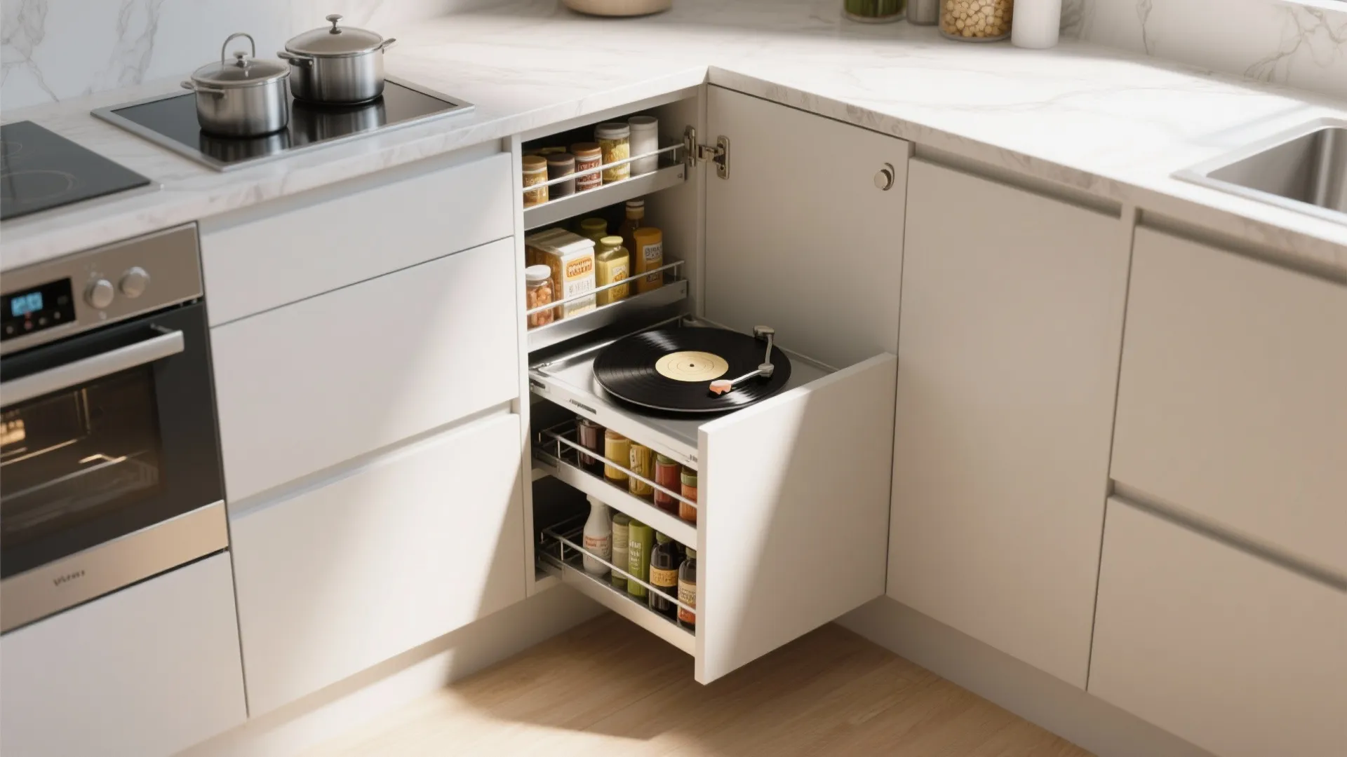 10. Hybrid Pull-Out and Turntable