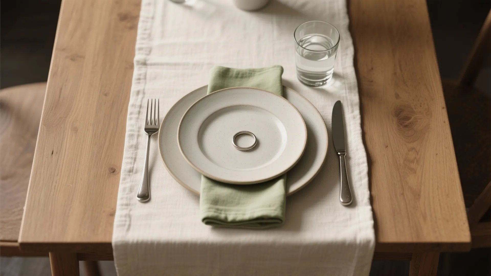 Hybrid Formal–Casual Place Setting
