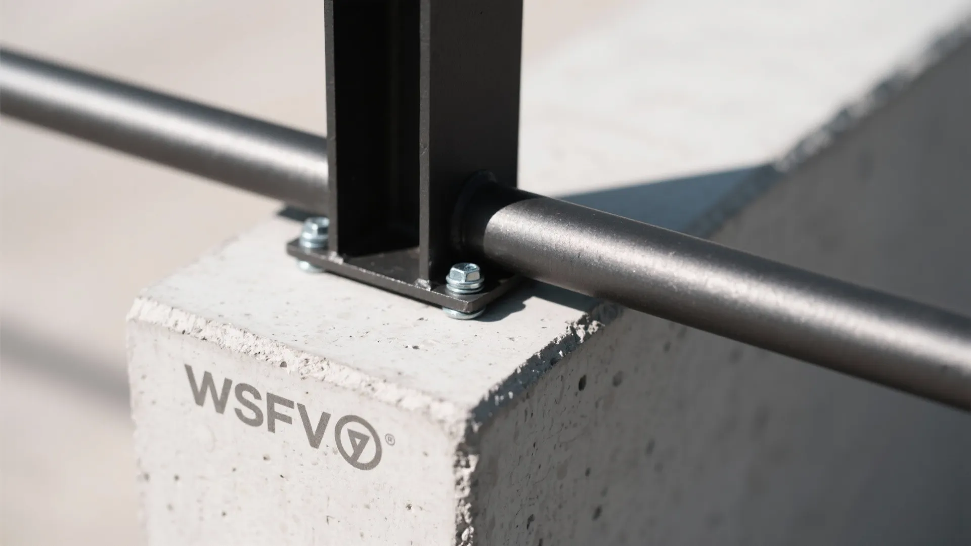 Ultra-Slim Concrete and Metal Hybrid Rails