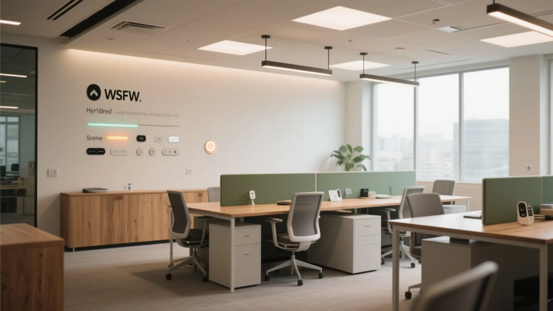 Adaptive Lighting for Hybrid Zones