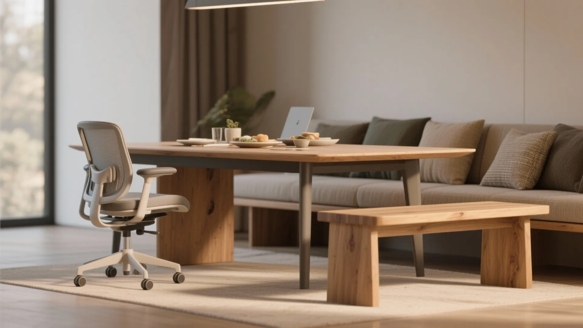 4. Opt for hybrid seating and clever chairs