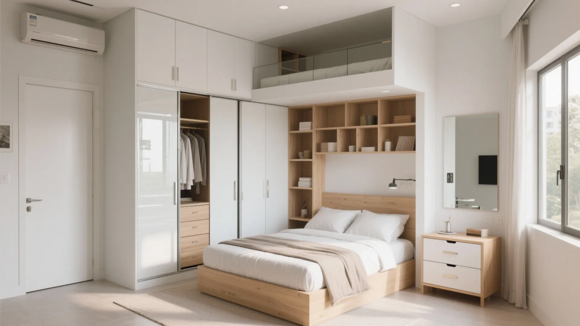 Hybrid storage: built-ins + flexible modules