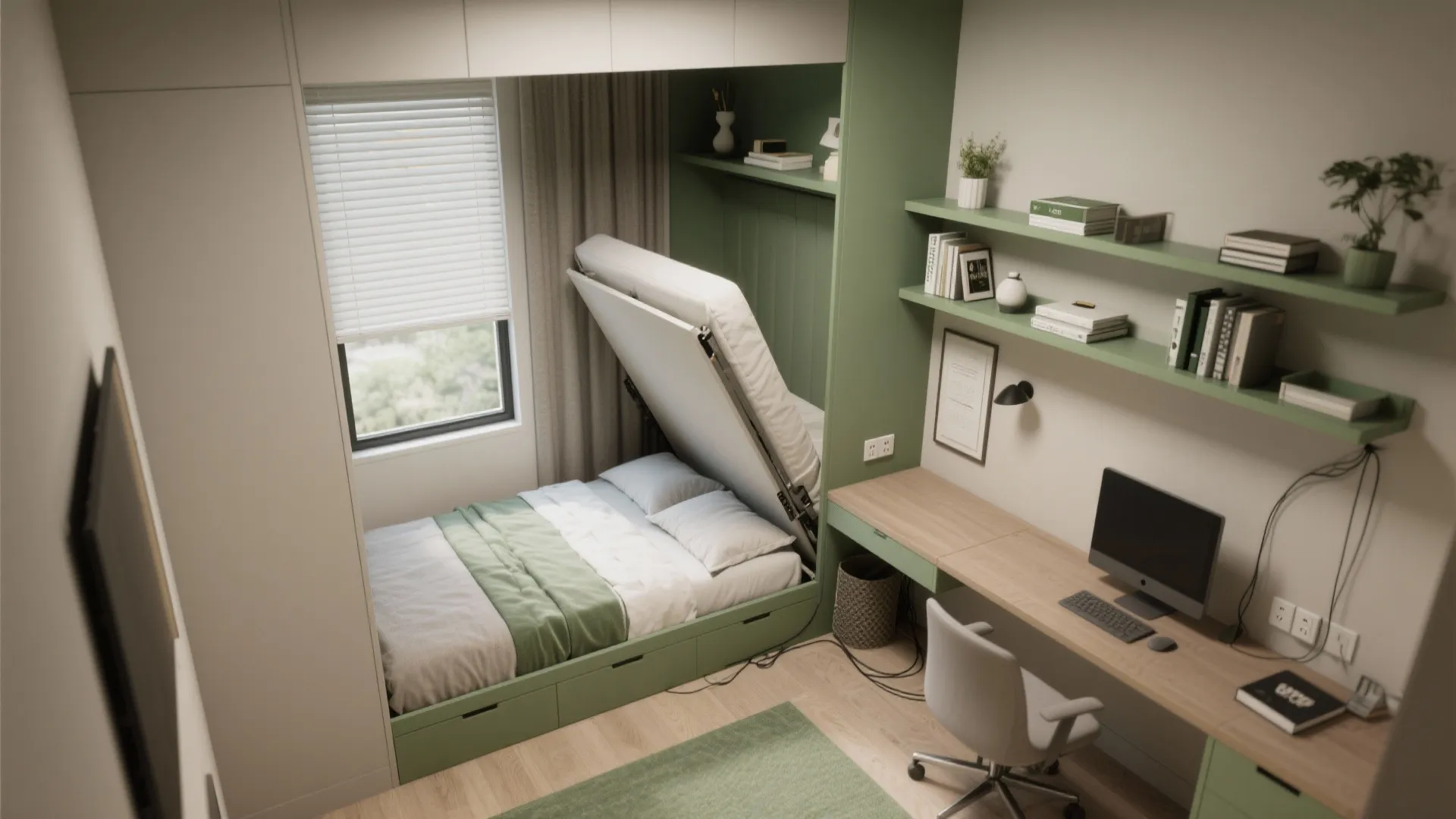 3. Flexible third bedroom as hybrid space