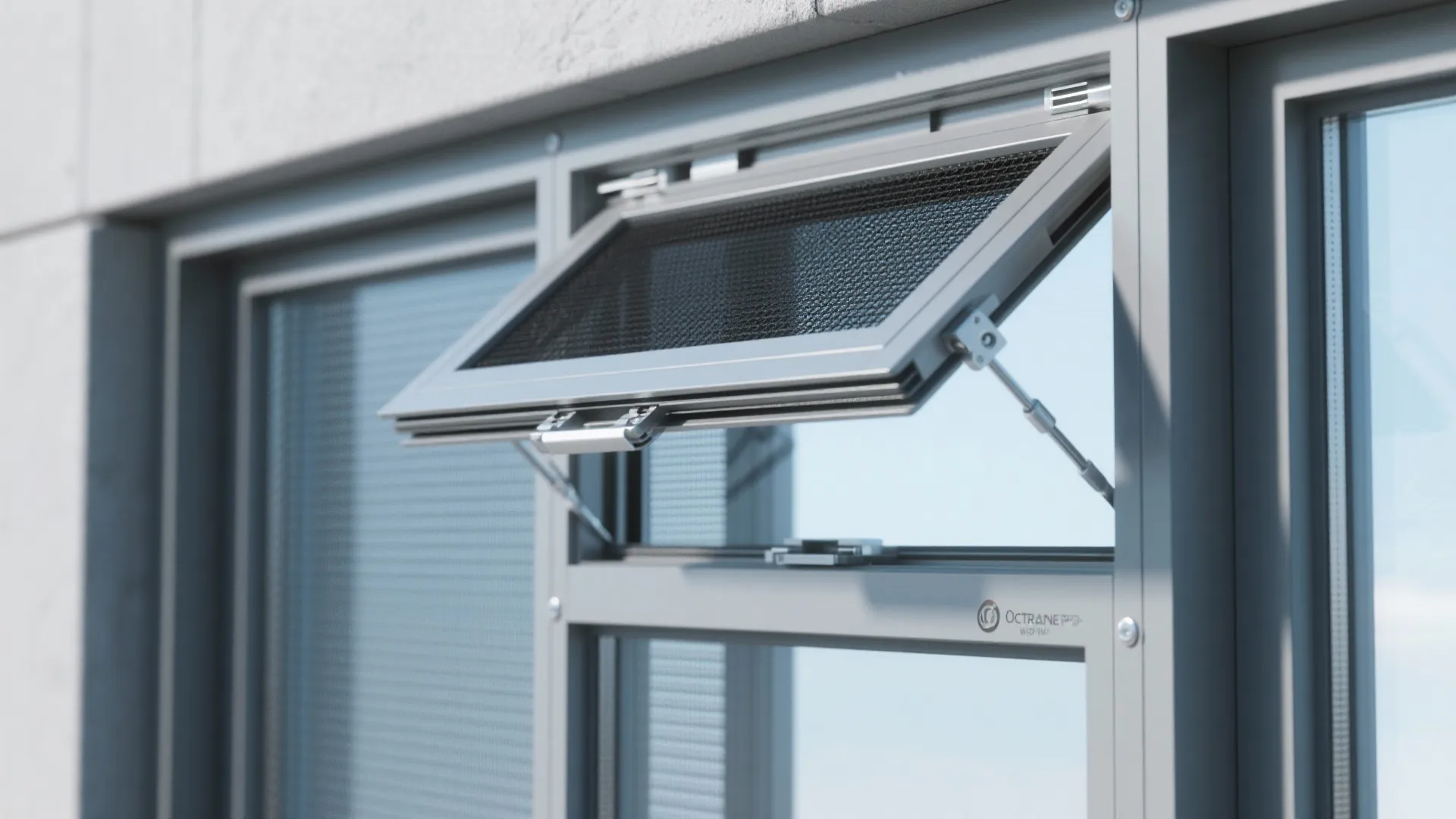 Hybrid sliders with ventilation and integrated screens