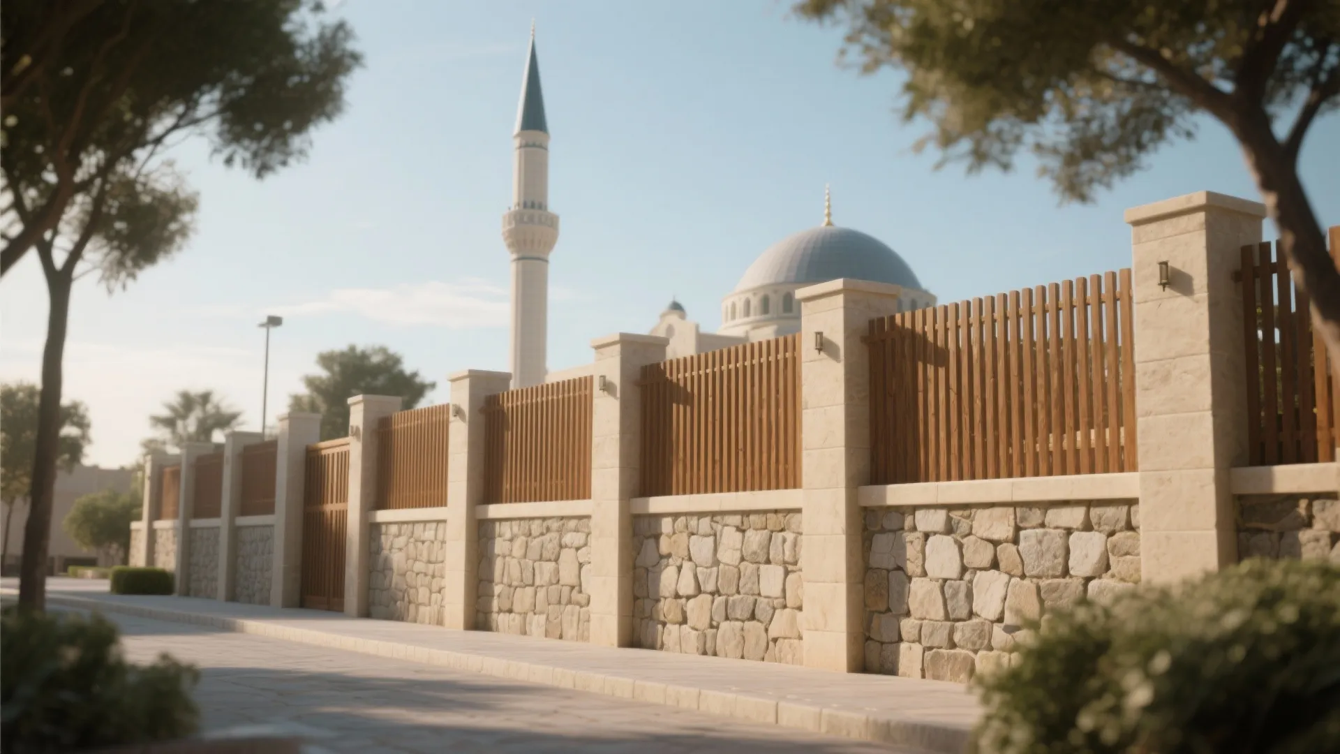 Idea 5: Hybrid Low Wall + Fence