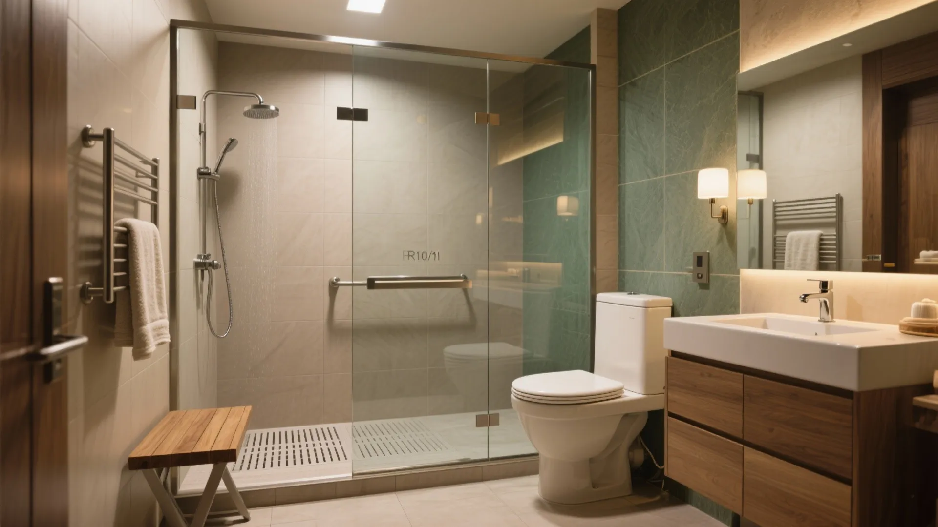 Slip-Proof, Spa-Like Bathrooms With Zero-Threshold Showers