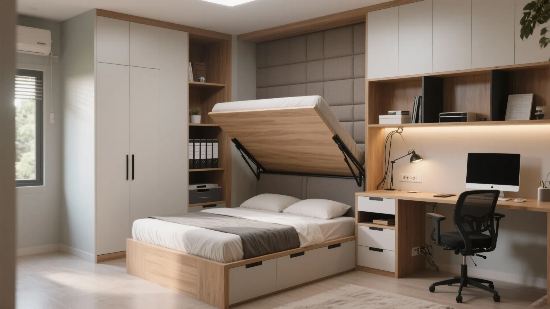 A Transforming Second Bedroom: Office + Guest Room