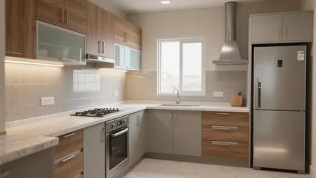 2 BHK Flat in Hyderabad: 5 Smart Kitchen Design Ideas