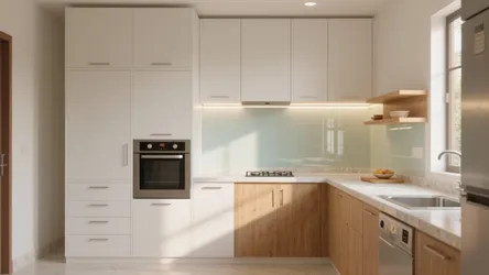 3 BHK House in Hyderabad: 5 Smart Kitchen Design Ideas