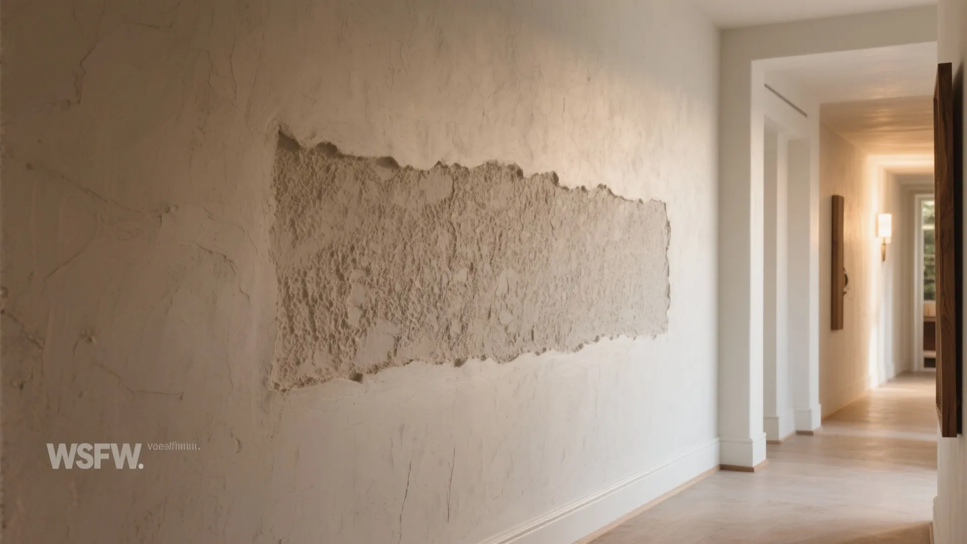 Idea 1: Textured Accent Wall (Limewash, Plaster, or Microcement)
