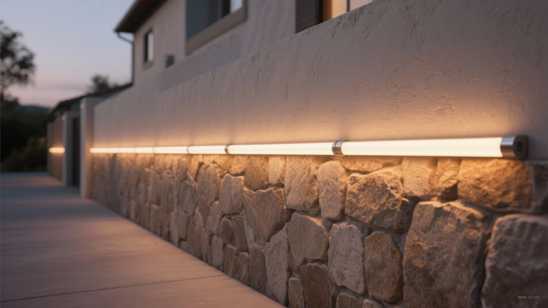 Idea 1: Linear LED Grazing on Texture