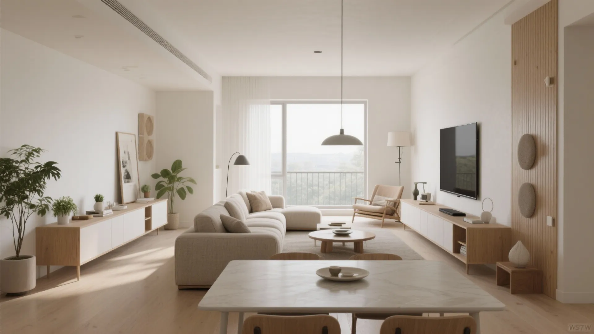 Idea 1: Open Living–Dining With Smart Zoning