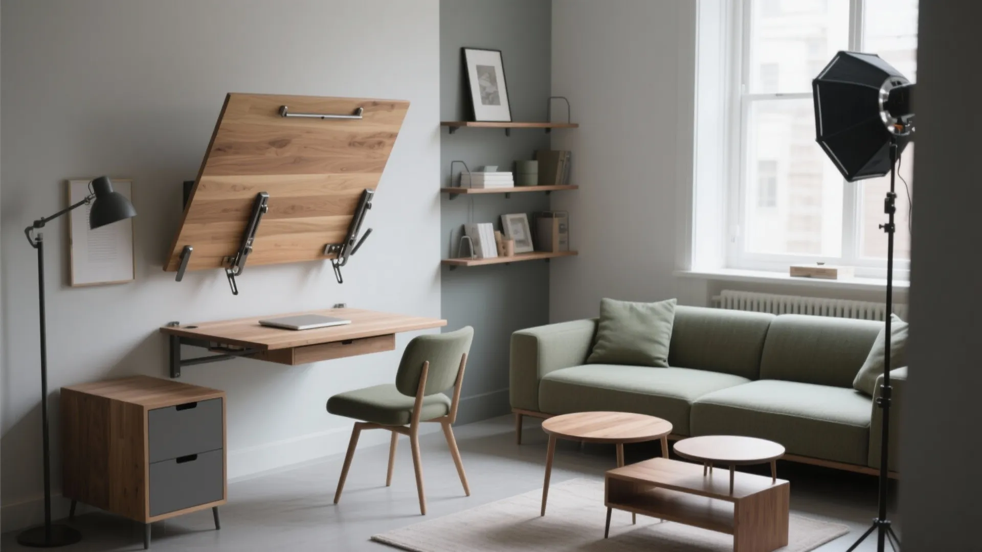 Idea 2: Choose furniture that flexes and folds