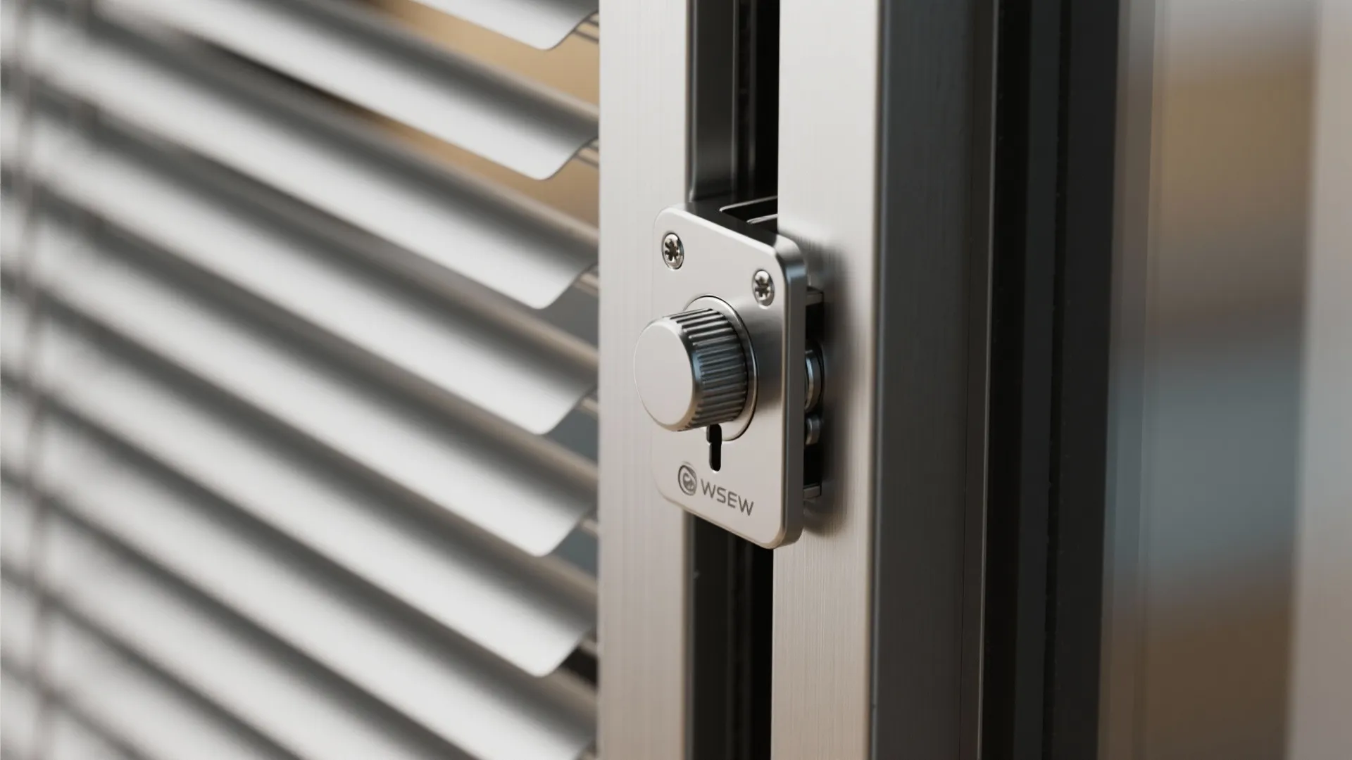 Idea 2: Lockable louver screen for airflow and privacy