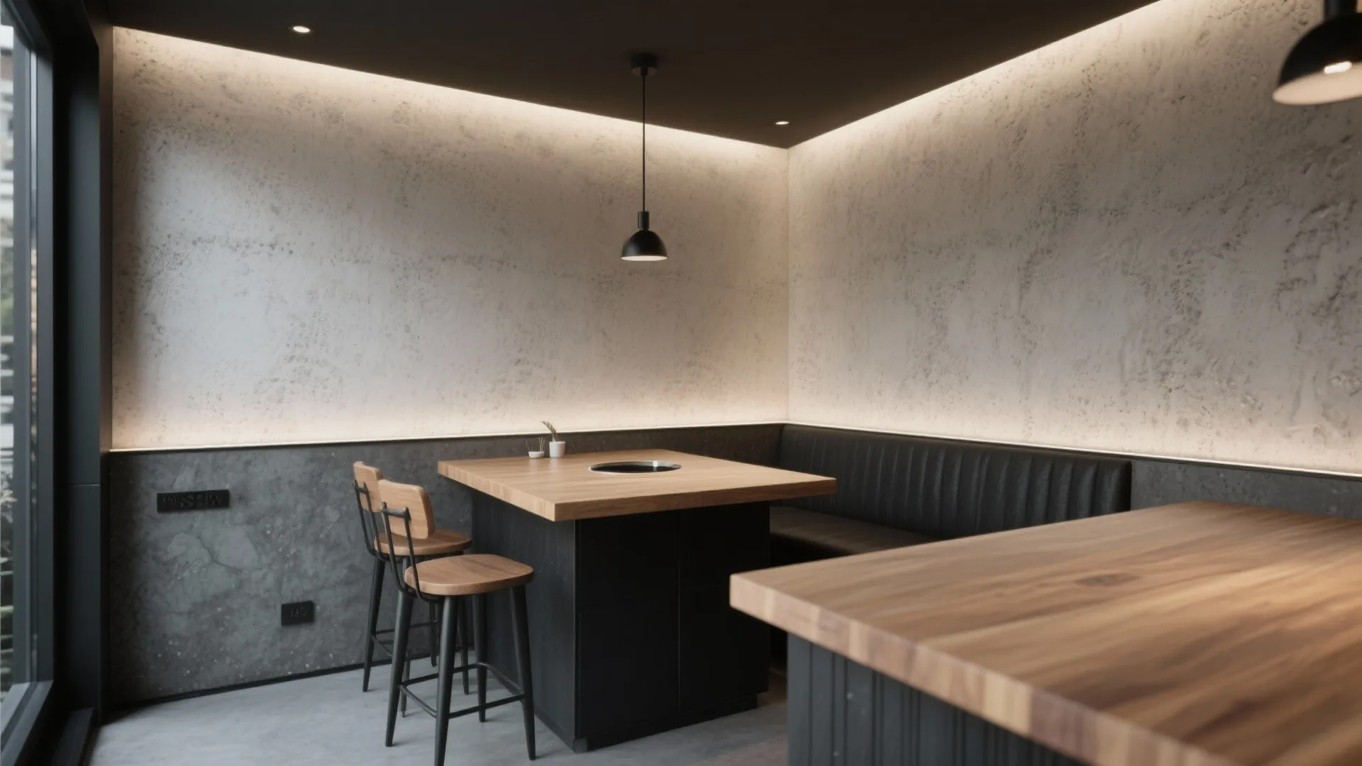 Idea 2: Microcement or textured paint that’s actually washable