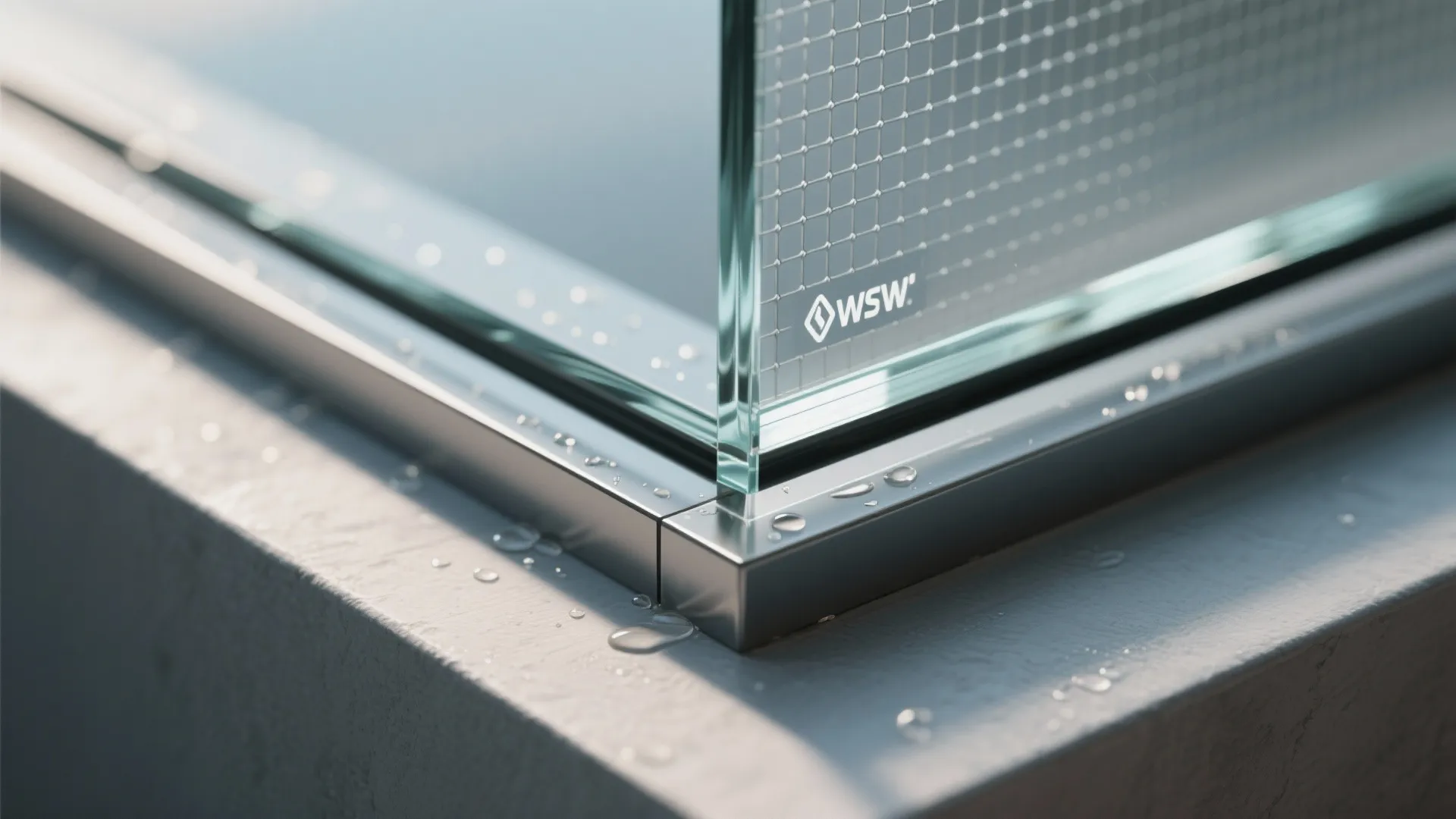 Idea 3: Glass + safety mesh hybrid to keep the view