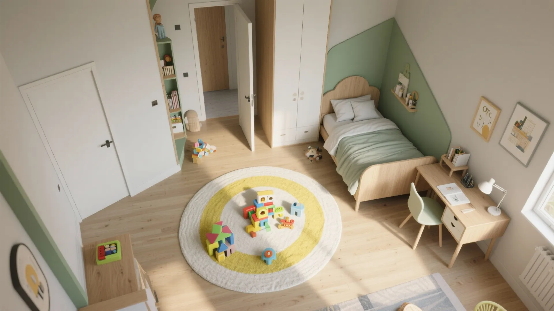 Idea 3: Zone the Room with Color, Rugs, and Light