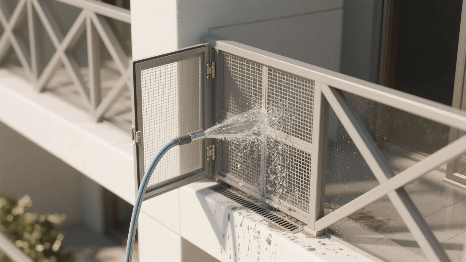 Idea 4: Modular mesh panels with quick‑release access