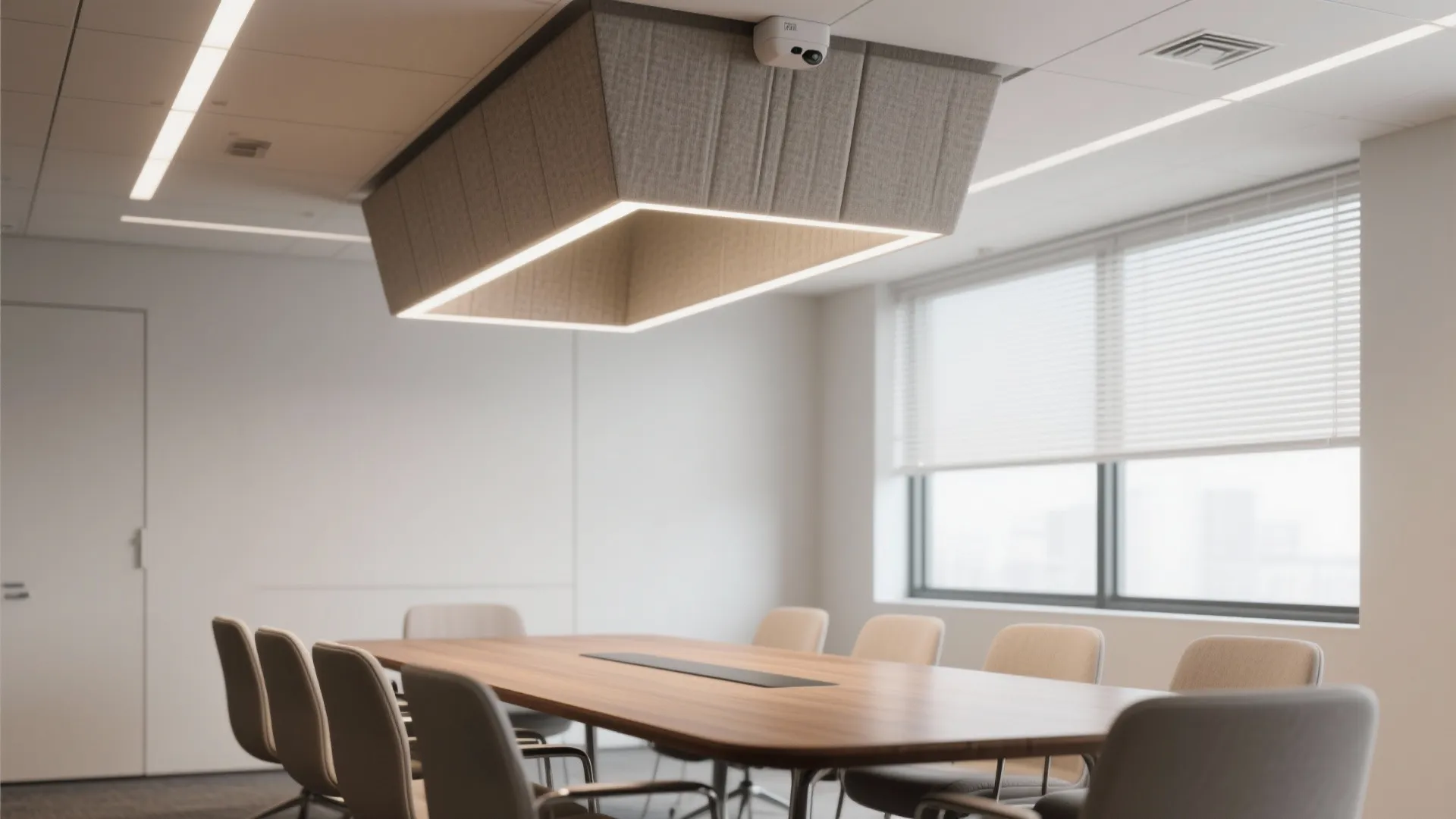 Idea 5: Fixtures that calm sound and save energy