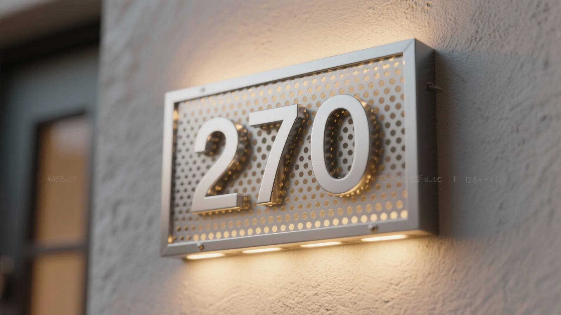 Idea 5: Artful Details—Backlit Numbers and Screens