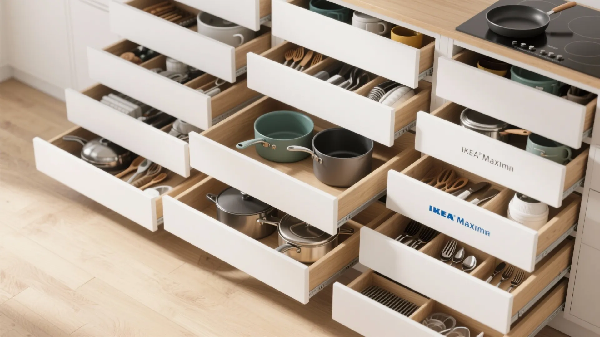 4. Mix Drawer Depths for Better Organization