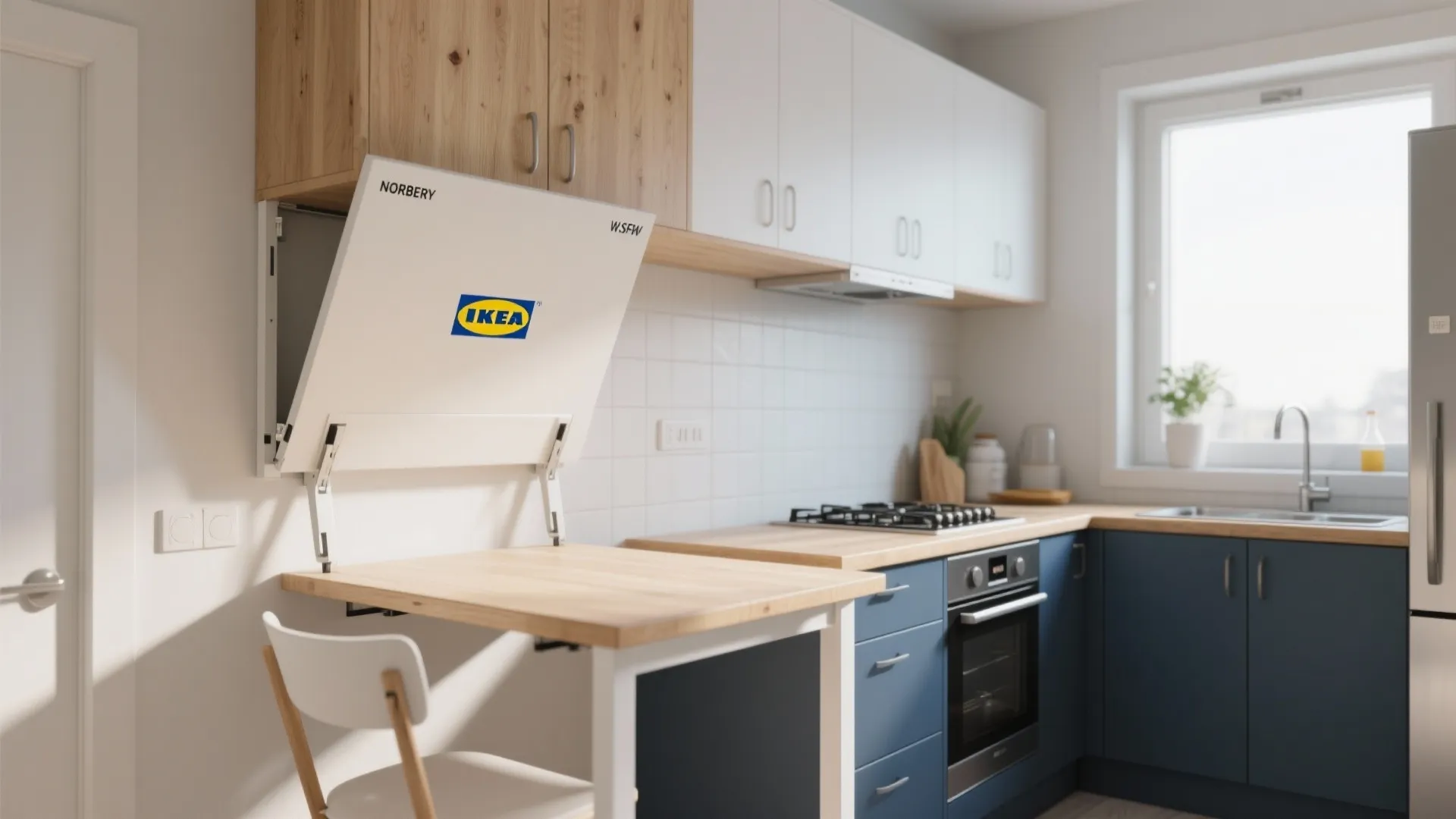 9. Opt for Fold-Down Tables