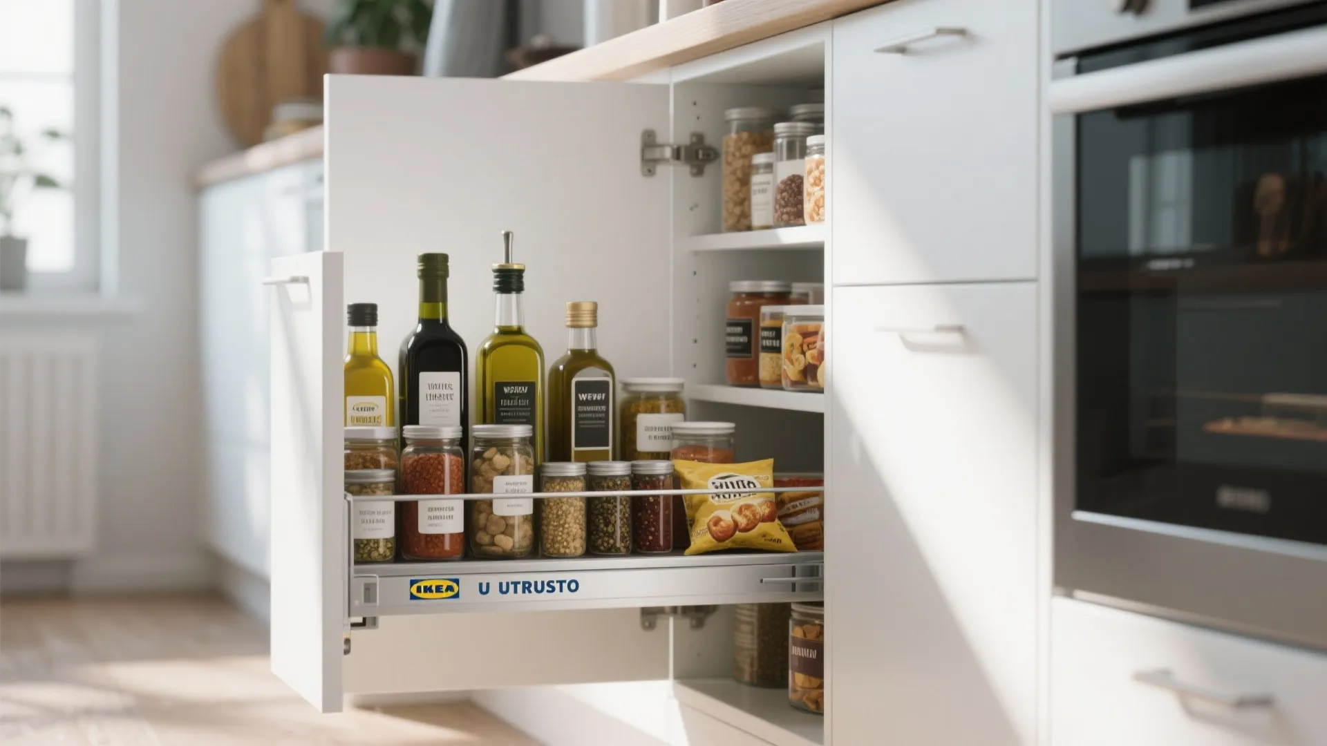 5. Create a Pull-Out Pantry