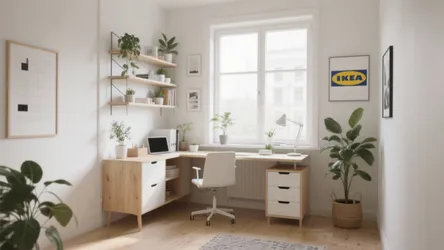 10 Home Office Ideas with IKEA Style