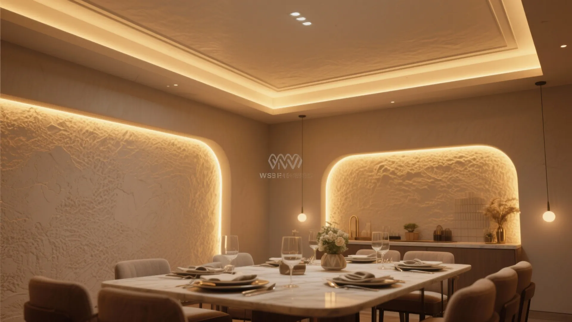 Illuminated Gypsum Cove Designs