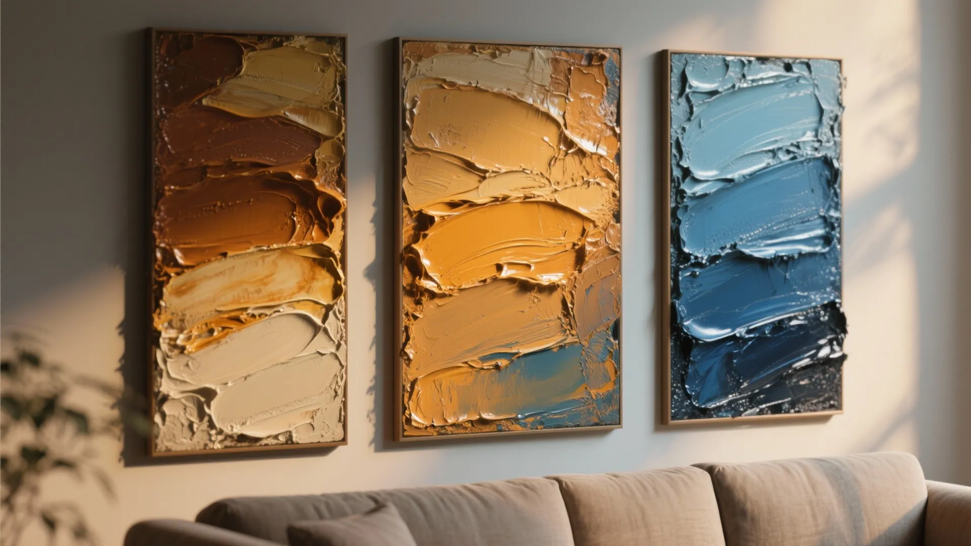 3. Textured Impasto Panels