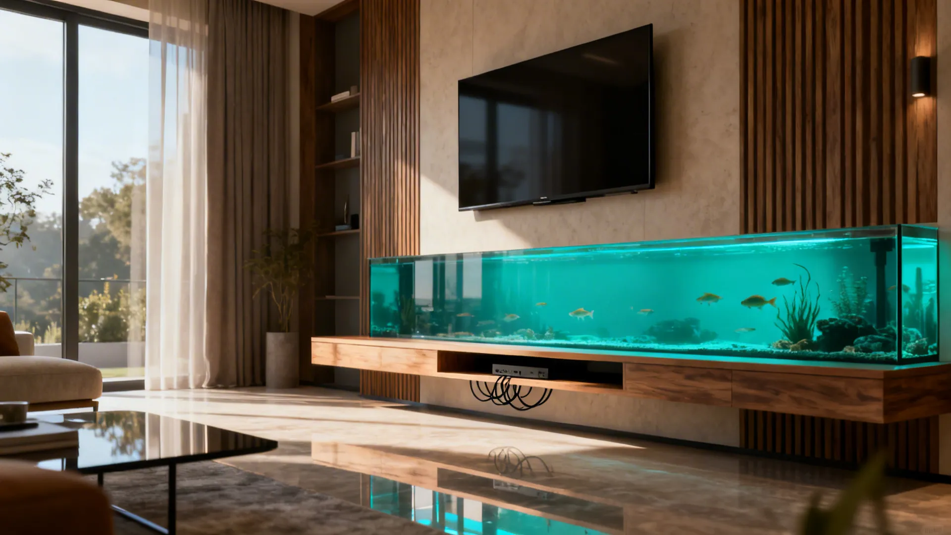 5 Living Room Fish Tank Ideas