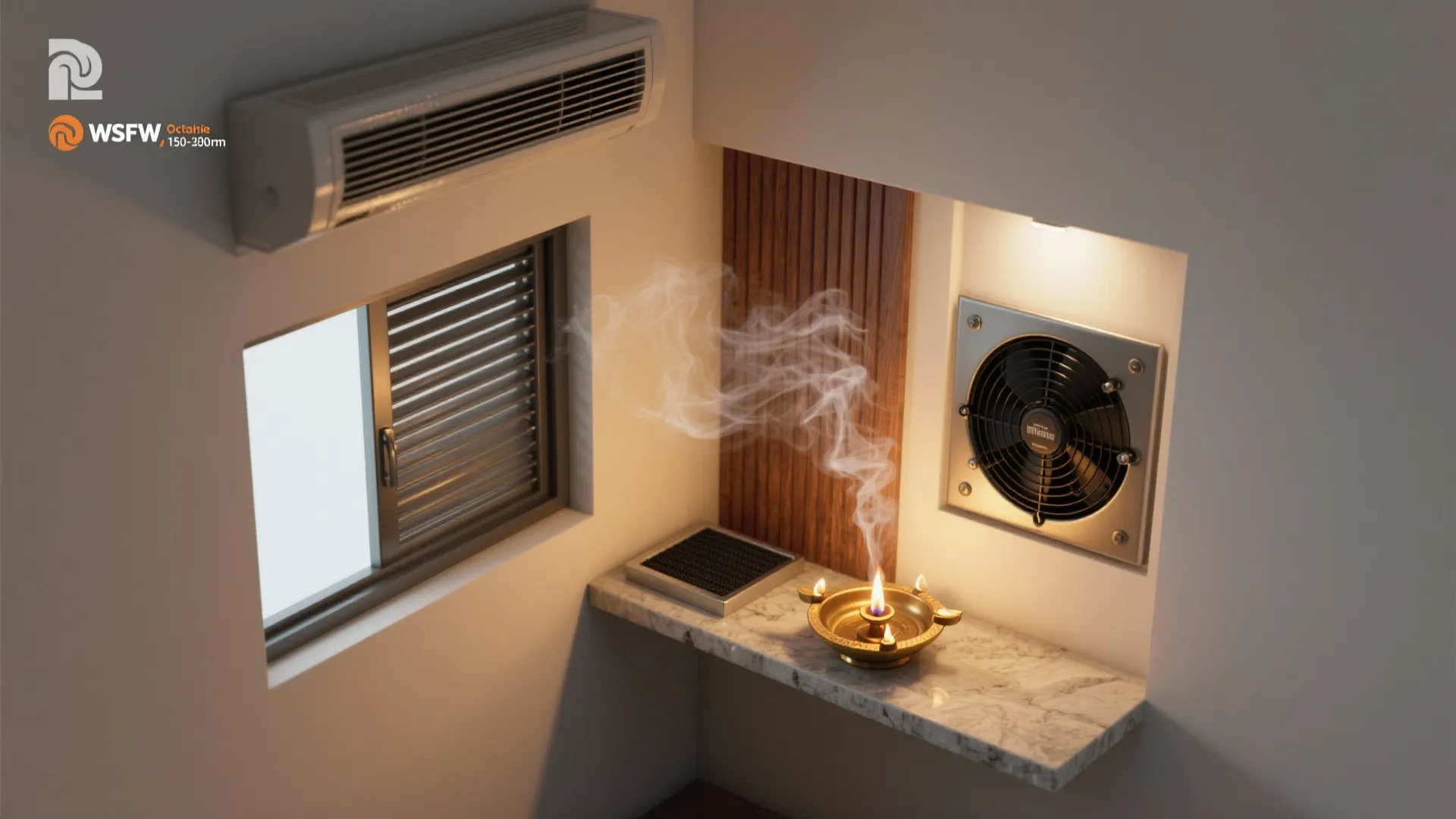 Ventilated Incense Management (Cleaner Air, Safer Flame)