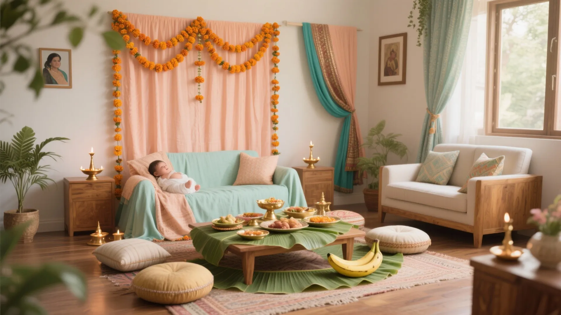 5 Indian-Style Baby Shower Decoration Ideas at Home: A senior interior designer’s guide to intimate, Indian-inspired baby showers in small homes—with real tips, costs, and reusable decor that feel personal and timeless.