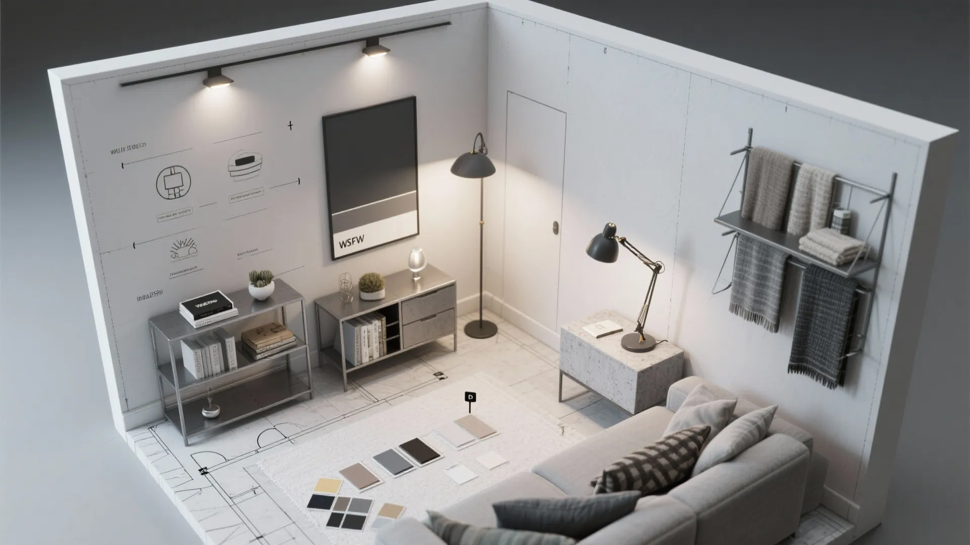 Soft Industrial Loft (Without the Draft)