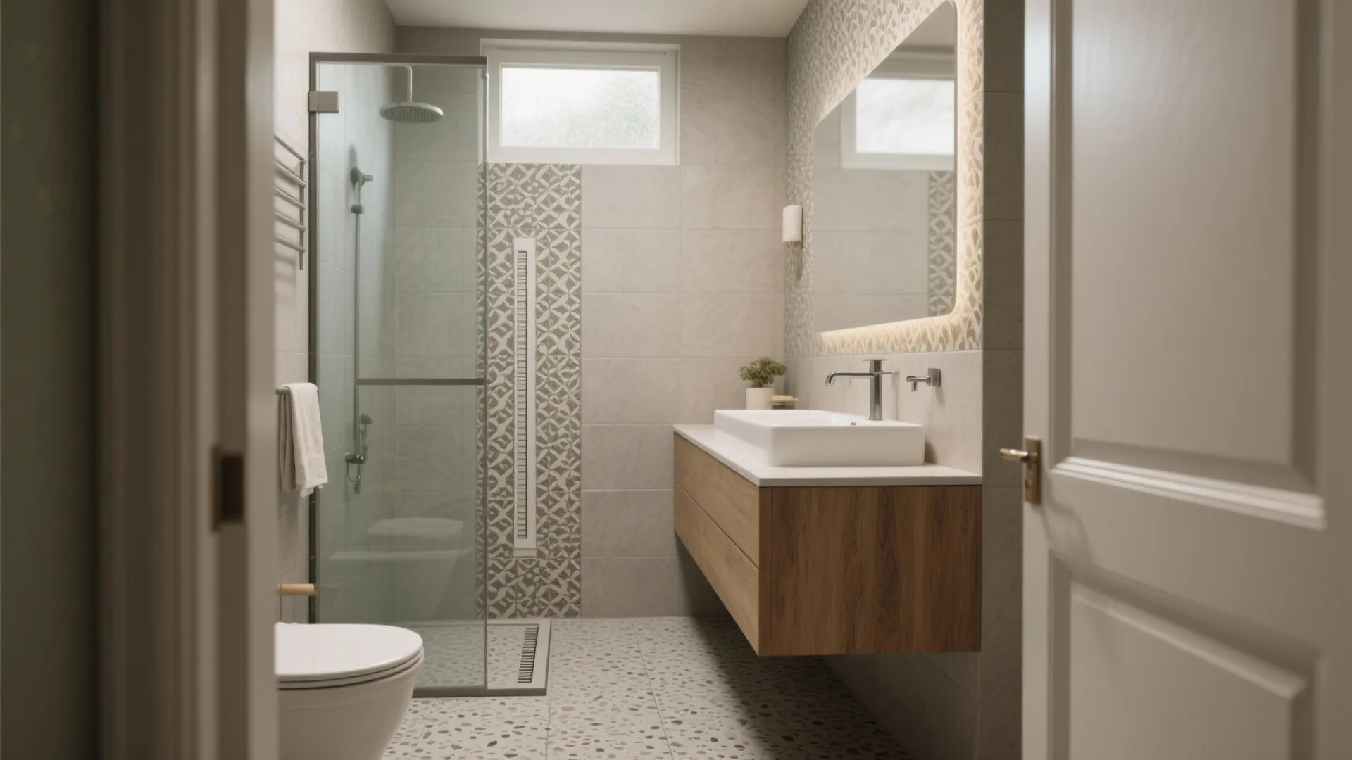 Modern Bathroom Tiles Design India: 5 Smart Ideas: Designer-approved tile ideas for small Indian bathrooms that look chic, stay safe, and are easy to maintain