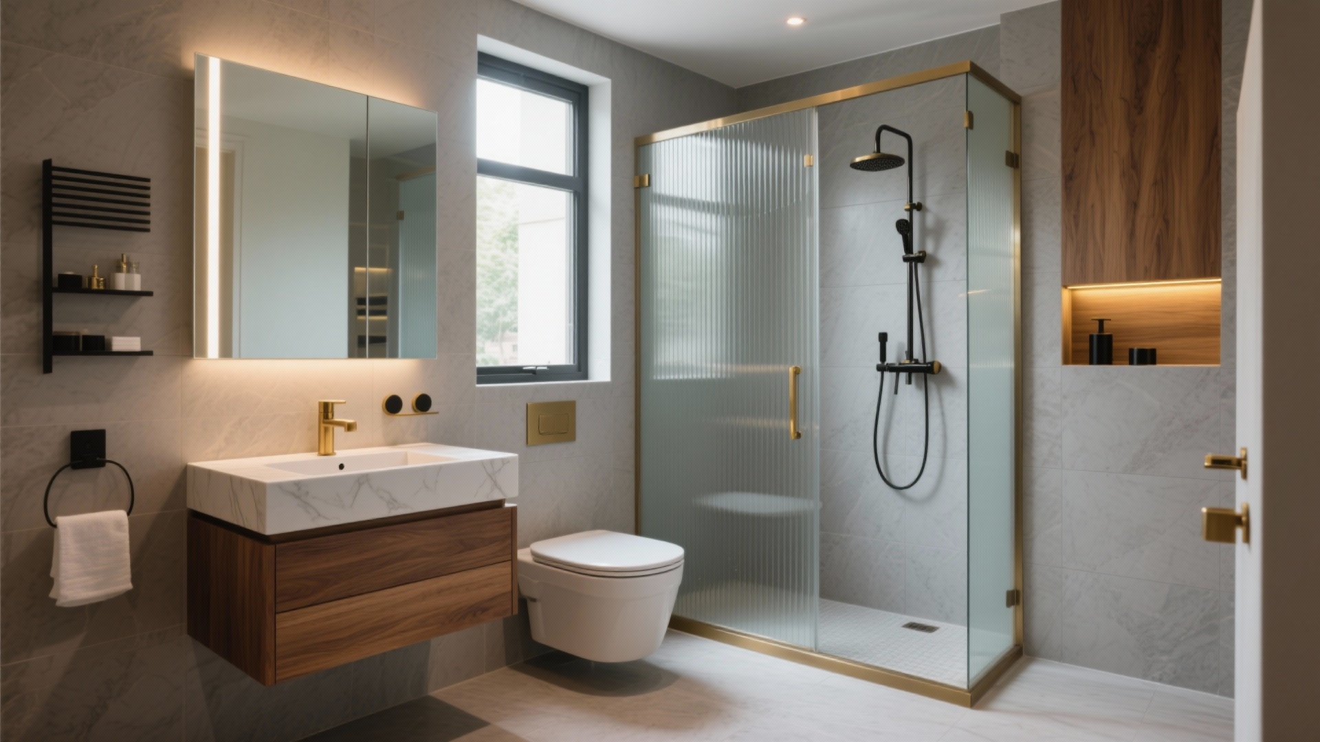 5 Bathroom Decorating Ideas India: Small Space Wins