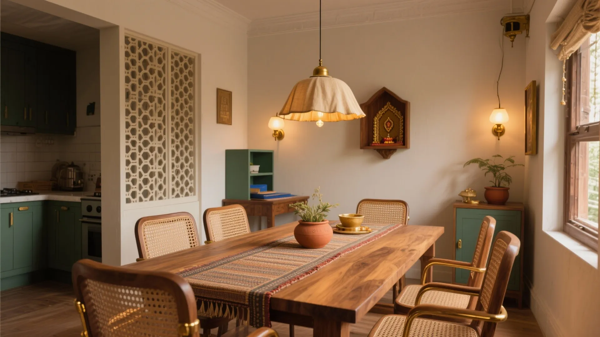 Dining Room Design India: 5 Space-Savvy Ideas: An interior designer’s practical guide to small-space dining rooms in India—materials, layouts, lighting, and real-life tips you can use today.
