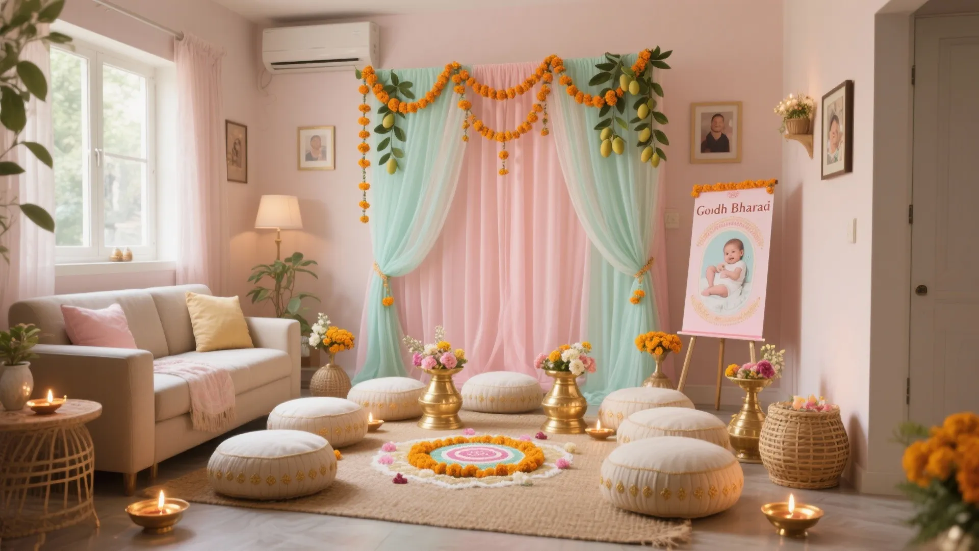 Baby Shower Indian Decoration: 5 Stylish Ideas: Small-space friendly, culturally rich baby shower Indian decoration ideas from a senior interior designer