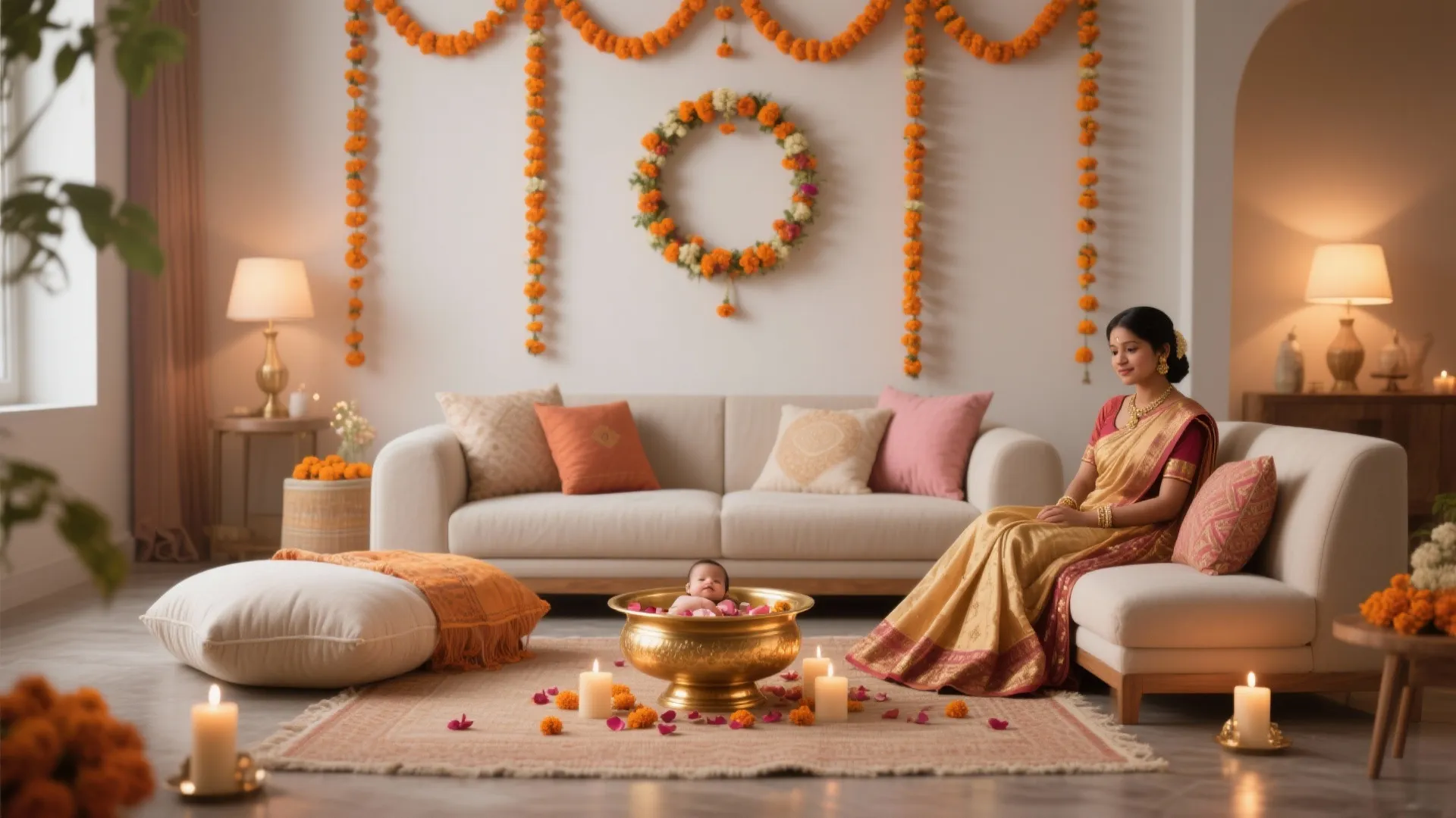 5 Simple Indian Baby Shower Decorations That Shine: From a designer mom-to-be: easy, budget-friendly Indian baby shower ideas with soul (and pro tips that actually work)