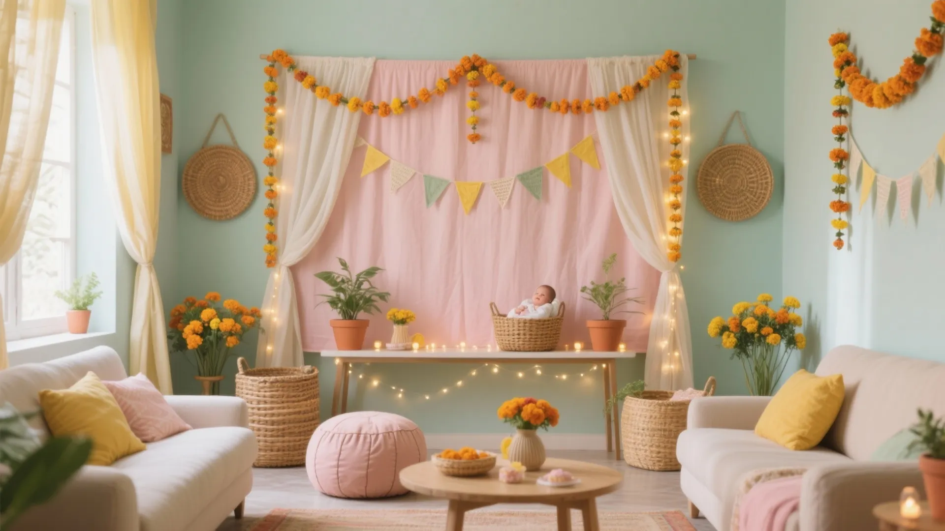 Baby Shower Decorations at Home in India: 5 Inspired Ideas: Practical, budget-friendly baby shower decor ideas for small Indian homes—blending culture, style, and smart space planning
