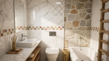 5 Simple Bathroom Tile Designs in India