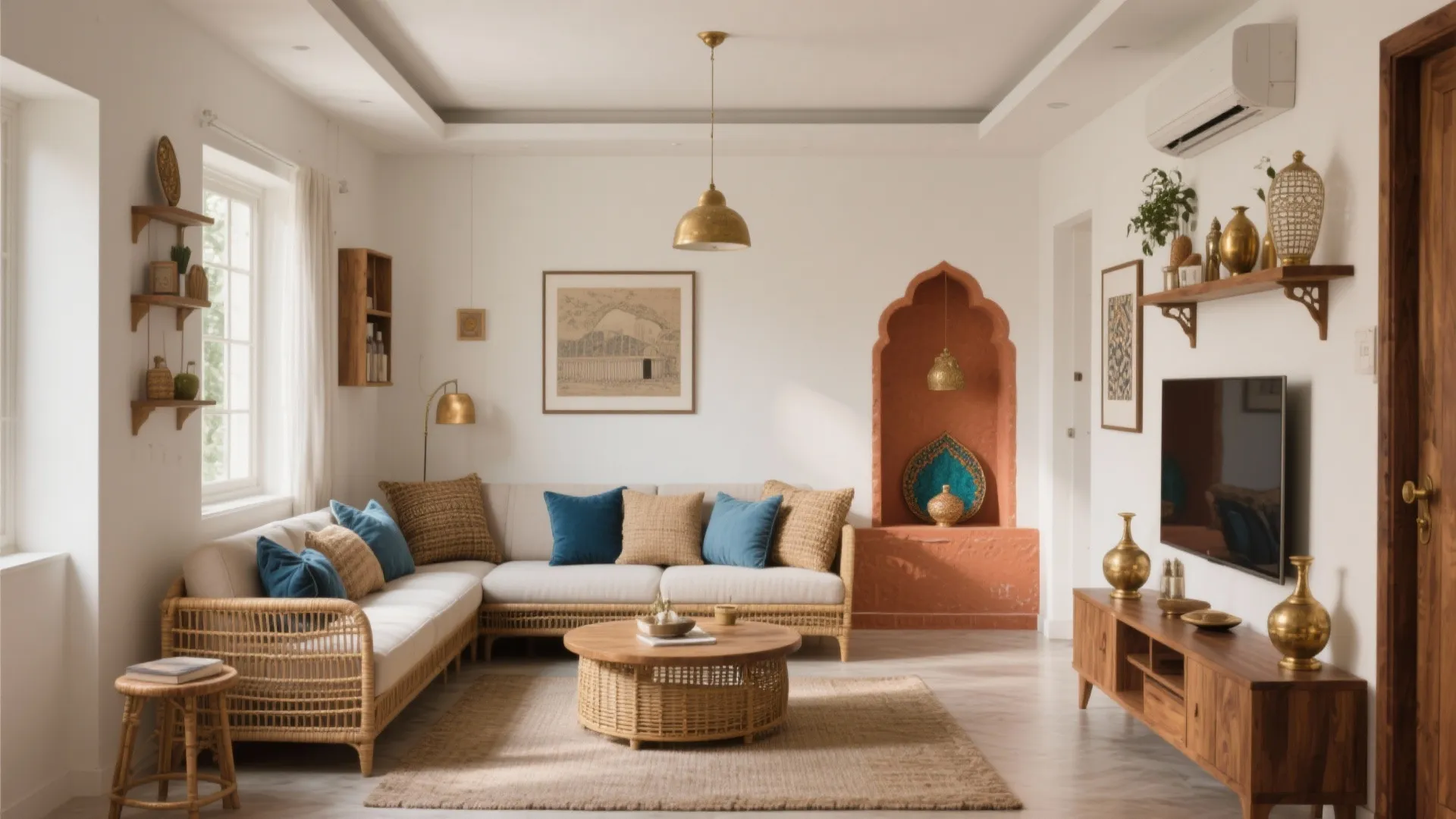 5 Indian room colour ideas for small spaces: A designer’s guide to earthy palettes, jewel-tones, pastels, two-tone walls, and warm whites tailored to compact Indian homes.