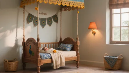 Indian Style Cradle Decoration for Baby Boy: 5 Ideas
