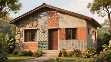 5 Wall Tile Design Ideas for Outside of House in India