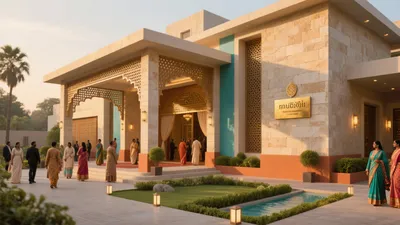 Luxury Indian Wedding Venue Entrance Design