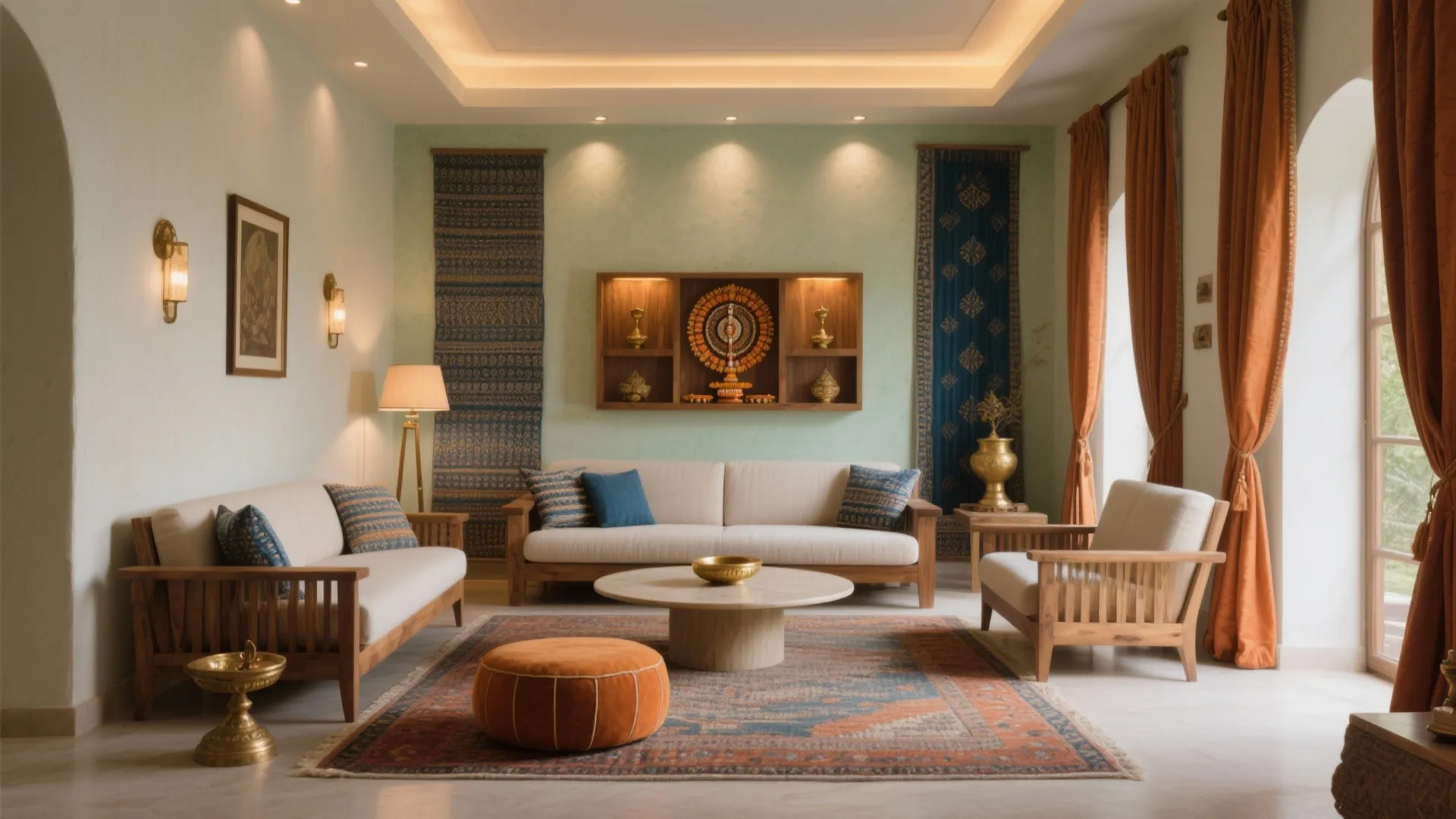 Indian Hall Design Ideas for Small and Spacious Homes