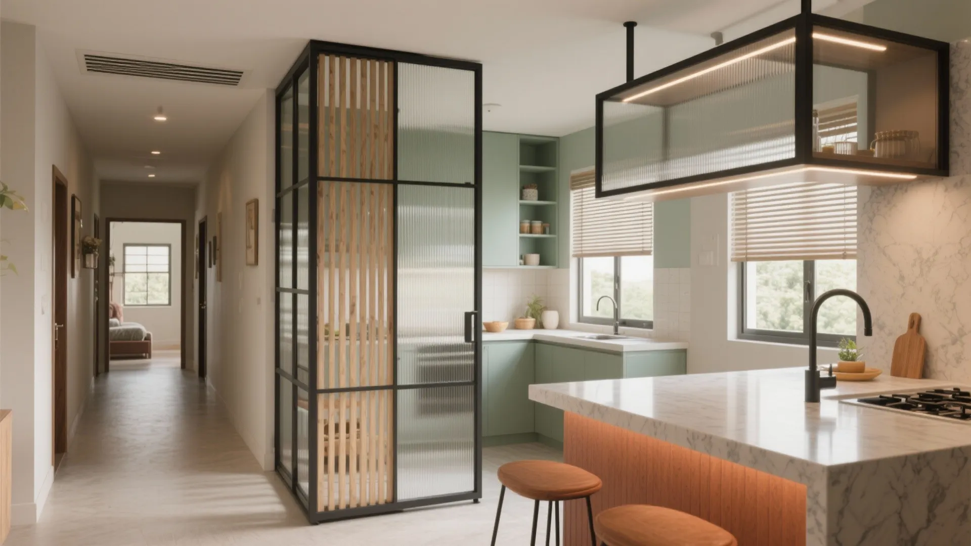 Kitchen and Hall Partition Ideas in India: Space-Saving Designs: 1 Minute to Discover Fast-Track Partition Solutions for Indian Homes